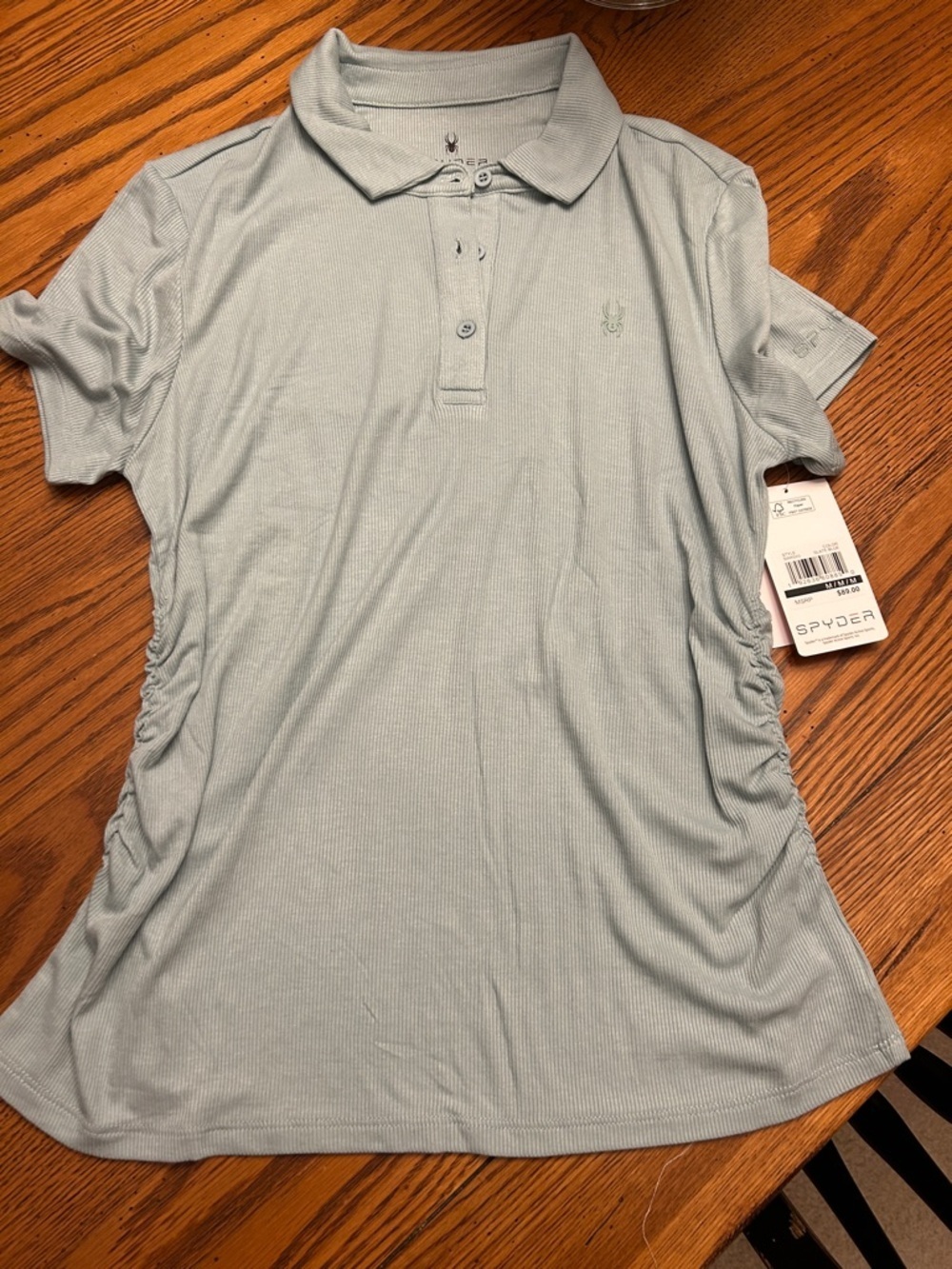 Spyder Women's Pale Blue Polo Shirt